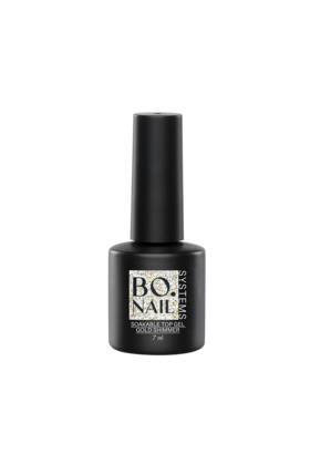 BO Soakable Top Gel - Gold Shimmer 7ml