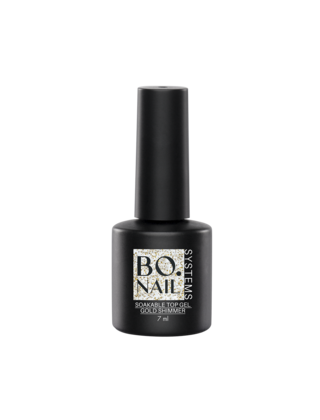 BO Soakable Top Gel - Gold Shimmer 7ml