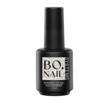 BO Soakable Top Gel - Gold Shimmer 15ml