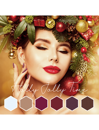 Holly Jolly Time Gelpolish Collection (6x10ml)