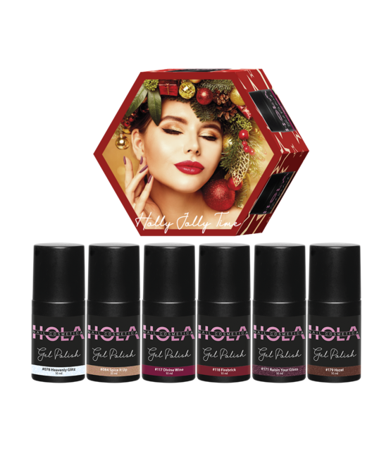 Holly Jolly Time Gelpolish Collection (6x10ml) Holly Jolly Time Gelpolish Collection (6x10ml)
