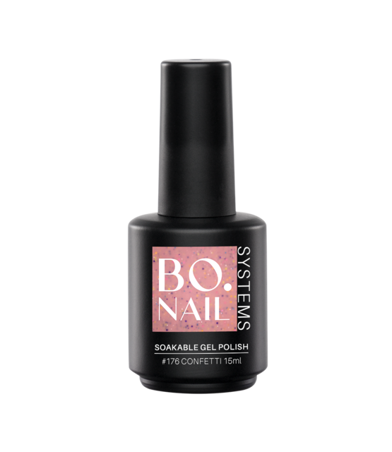 BO Soakable Gel Polish #176 Confetti 15ml BO Soakable Gel Polish #176 Confetti 15ml