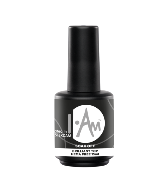 I.Am Soak Off No-Cleanse Brilliant Top HEMA Free (15ml) I.Am Soak Off No-Cleanse Brilliant Top HEMA Free (15ml)