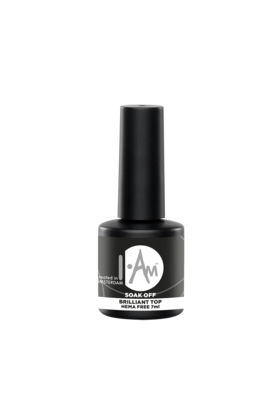 I.Am Soak Off No-Cleanse Brilliant Top Hema Free (7ml)