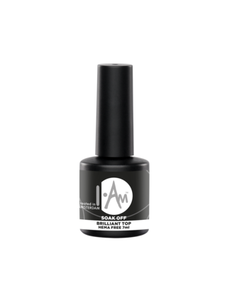 I.Am Soak Off No-Cleanse Brilliant Top Hema Free (7ml)