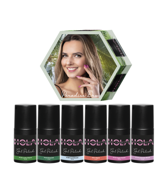 Paradise Dew Gelpolish Collection (6x10ml) Paradise Dew Gelpolish Collection (6x10ml)
