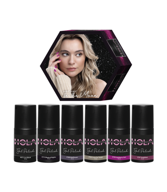 To The Moon Gelpolish Collection (6x10ml) To The Moon Gelpolish Collection (6x10ml)