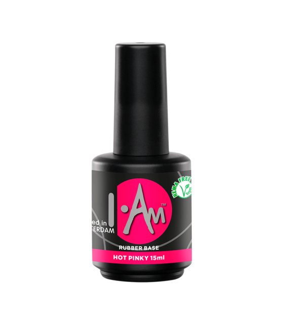I.Am Rubber Base Hot Pinky (15ml) I.Am Rubber Base Hot Pinky (15ml)