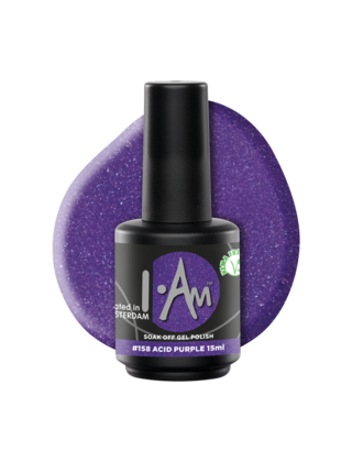 Soak Off Gel Polish #158 Acid Purple (15ml)