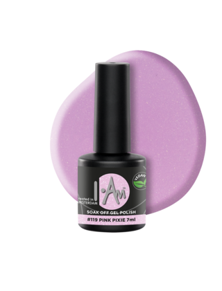I.Am Soak Off Gel Polish #119 Pink Pixie (7ml)