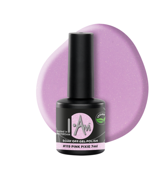 I.Am Soak Off Gel Polish #119 Pink Pixie (7ml)