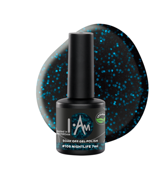 I.Am Soak Off Gel Polish #108 Nightlife (7ml)