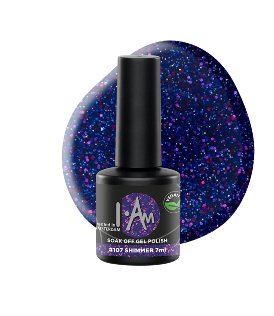 I.Am Soak Off Gel Polish #107 Shimmer (7ml)
