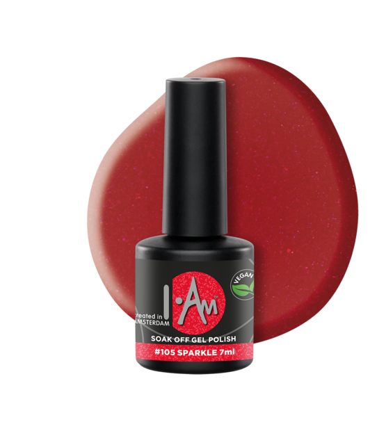 I.Am Soak Off Gel Polish #105 Sparkle (7ml) I.Am Soak Off Gel Polish #105 Sparkle (7ml)
