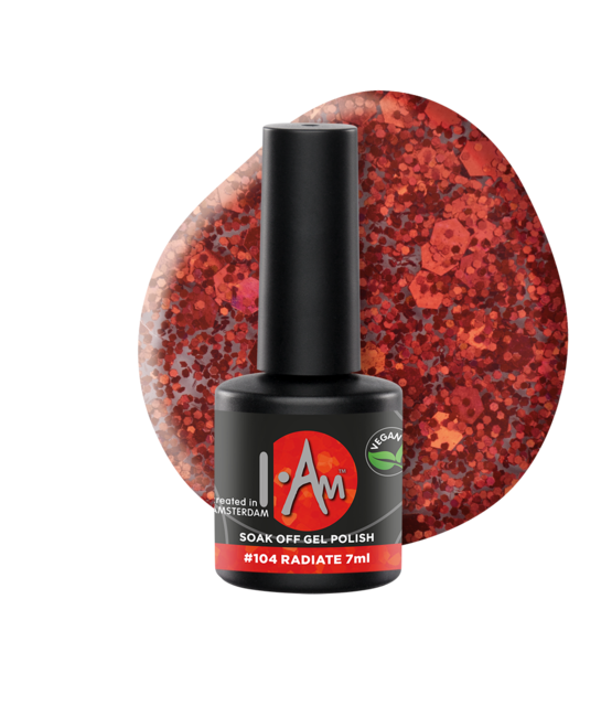 I.Am Soak Off Gel Polish #104 Radiate (7ml)
