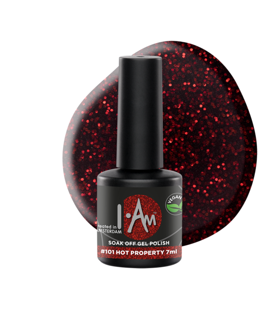 I.Am Soak Off Gel Polish #101 Hot Property (7ml)