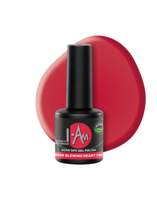 I.Am Soak Off Gel Polish #099 Glowing Heart (7ml)