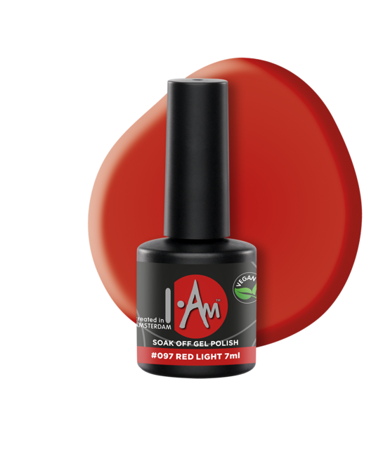 I.Am Soak Off Gel Polish #097 Red Light (7ml)