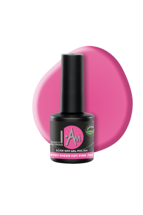 I.Am Soak Off Gel Polish #083 Sheer Hot Pink (7ml)