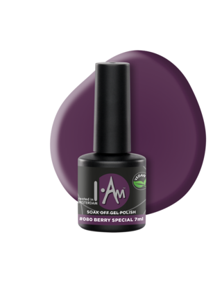 I.Am Soak Off Gel Polish #080 Berry Special (7ml)