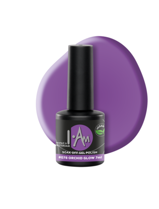 I.Am Soak Off Gel Polish #078 Orchid Glow (7ml)