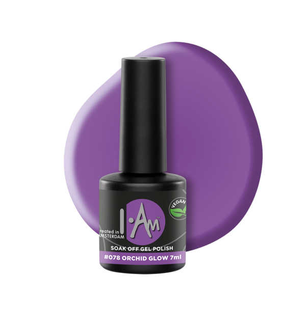 I.Am Soak Off Gel Polish #078 Orchid Glow (7ml)