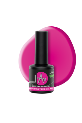 I.Am Soak Off Gel Polish #076 Funky Fuchsia (7ml)