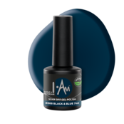 I.Am Soak Off Gel Polish #068 Black & Blue (7ml)