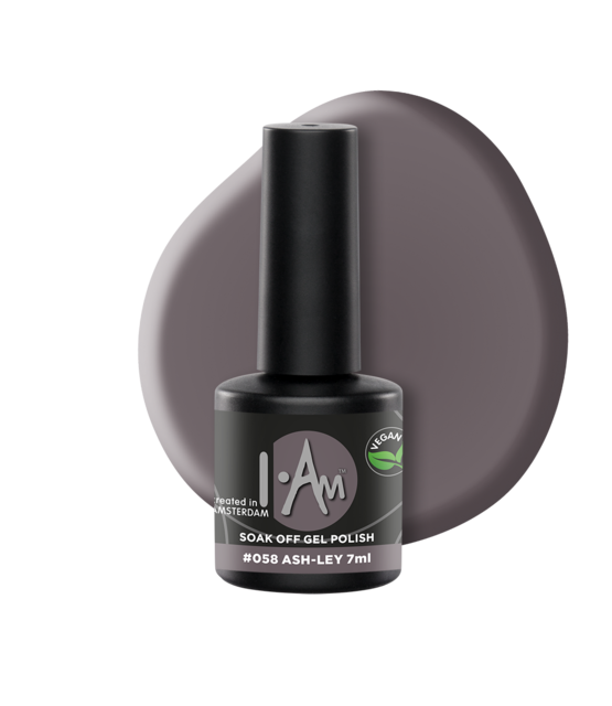 I.Am Soak Off Gel Polish #058 Ash-ley (7ml) I.Am Soak Off Gel Polish #058 Ash-ley (7ml)