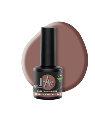 I.Am Soak Off Gel Polish #053 Cool Walnut (7ml)
