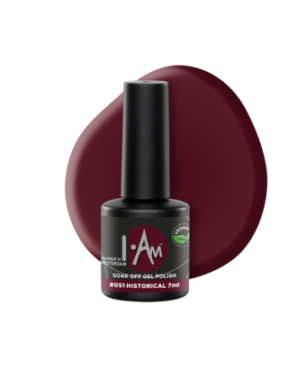 I.Am Soak Off Gel Polish #051 Historical (7ml)