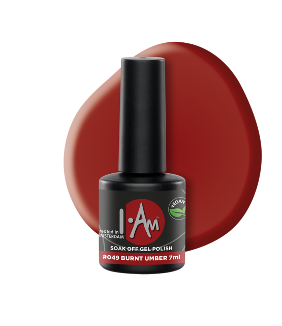 I.Am Soak Off Gel Polish #049 Burnt Umber (7ml)