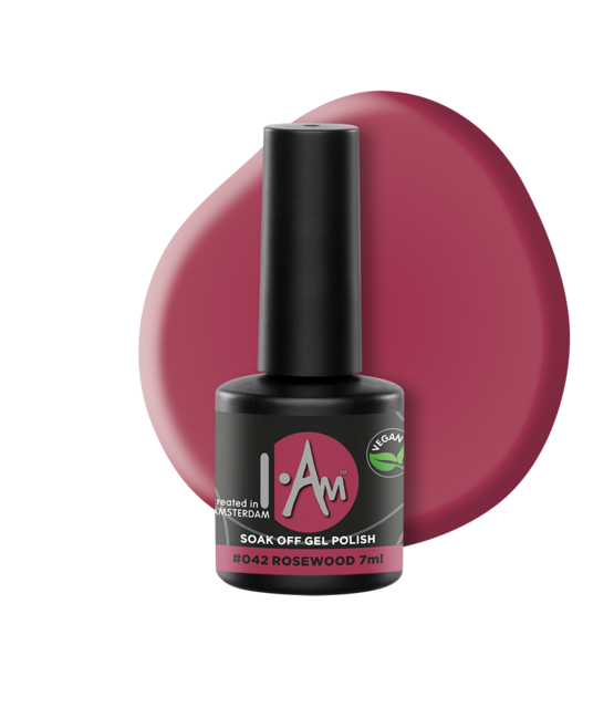 I.Am Soak Off Gel Polish #042 Rosewood (7ml)