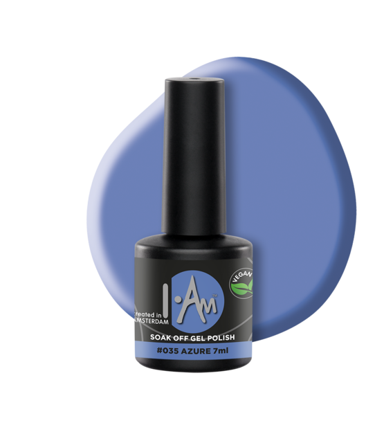 I.Am Soak Off Gel Polish #035 Azure (7ml) I.Am Soak Off Gel Polish #035 Azure (7ml)