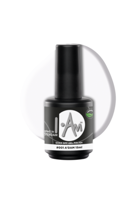 I.Am Soak Off Gel Polish #001 A'dam (15ml)