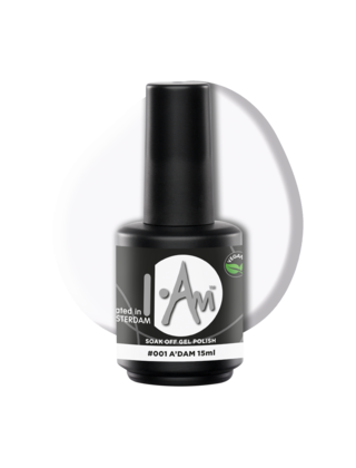 I.Am Soak Off Gel Polish #001 A'dam (15ml)