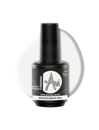 I.Am Soak Off Gel Polish #010 Milkbath (15ml)