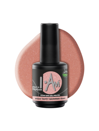 I.Am Soak Off Gel Polish #024 Taffy Shimmer (15ml)