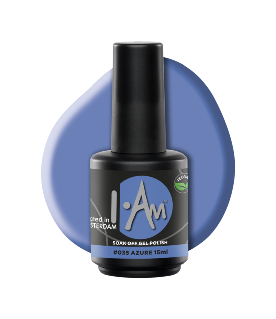 I.Am Soak Off Gel Polish #035 Azure (15ml)