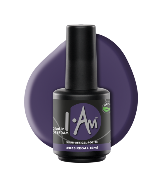 I.Am Soak Off Gel Polish #033 Regal (15ml) I.Am Soak Off Gel Polish #033 Regal (15ml)