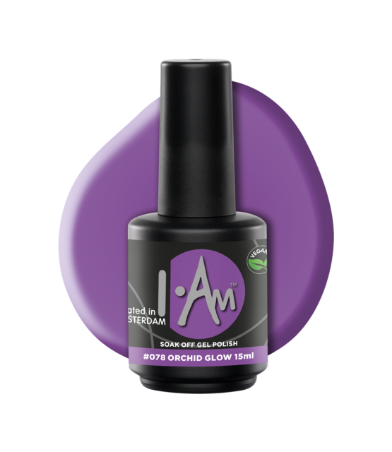 I.Am Soak Off Gel Polish #078 Orchid Glow (15ml)
