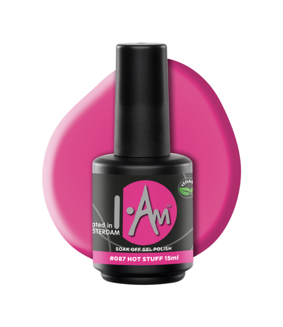 I.Am Soak Off Gel Polish #087 Hot Stuff (15ml)