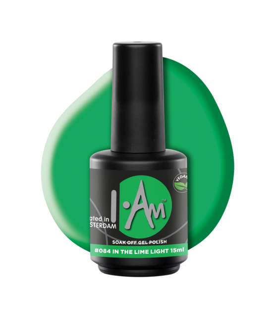 I.Am Soak Off Gel Polish #084 In The Lime Light (15ml) I.Am Soak Off Gel Polish #084 In The Lime Light (15ml)
