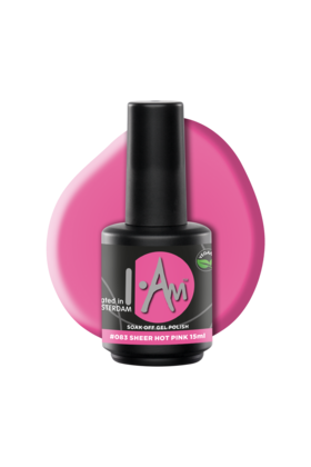 I.Am Soak Off Gel Polish #083 Sheer Hot Pink (15ml)