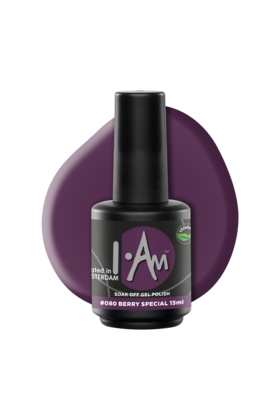 I.Am Soak Off Gel Polish #080 Berry Special (15ml)