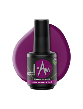 I.Am Soak Off Gel Polish #079 Magenta (15ml)