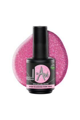 I.Am Soak Off Gel Polish #120 Diamond Pink (15ml)
