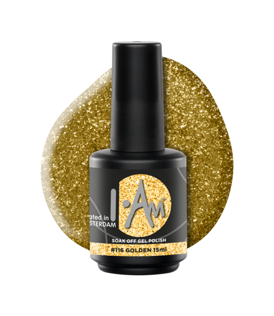 I.Am Soak Off Gel Polish #116 Golden (15ml)