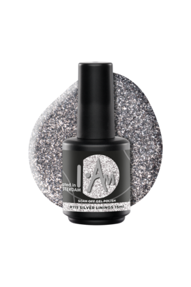 I.Am Soak Off Gel Polish #115 Silver Linings (15ml)