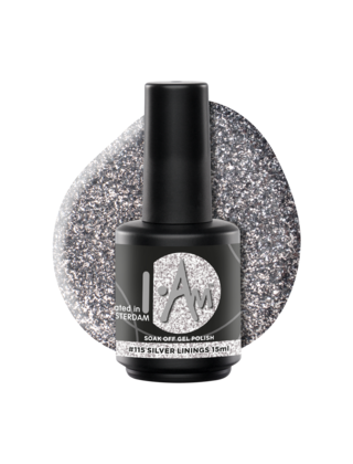 I.Am Soak Off Gel Polish #115 Silver Linings (15ml)